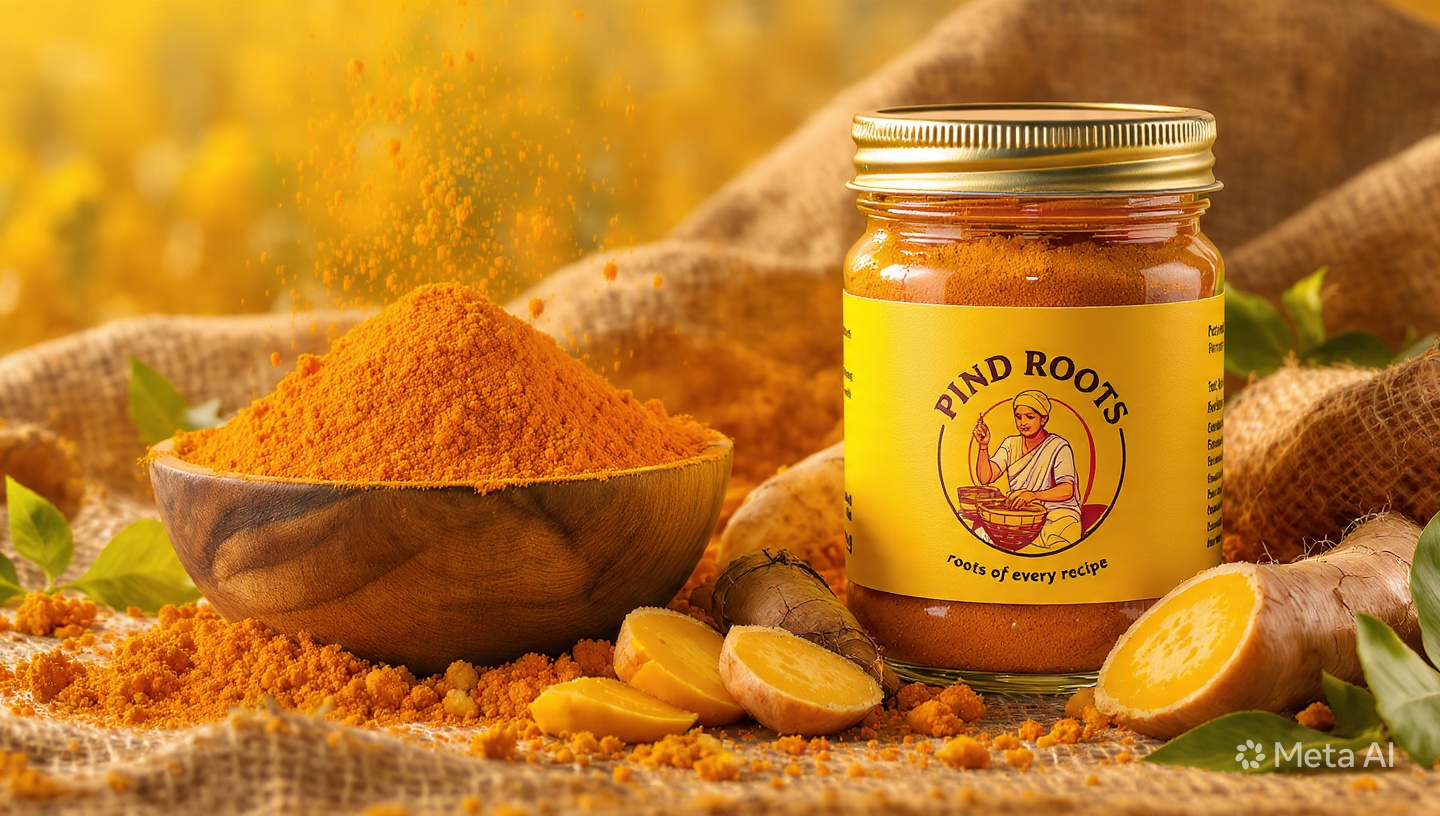 Packaged turmeric product